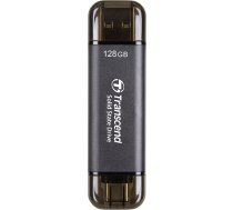 Disks ārējais Ssd Transcend Esd310s 128gb Melns (ts128gesd310c)
