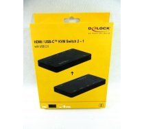 DeLOCK Sw. KVM HDMI / USB-C 4K 60Hz