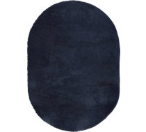 Paklājs Shaggy Ar Garu Rokturi Matiņi Tumši Zils 300x200 Cm Poliesteris