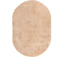 Paklājs Shaggy Ar Garu Rokturi Matiņi Bēšs 300x200 Cm Poliesteris