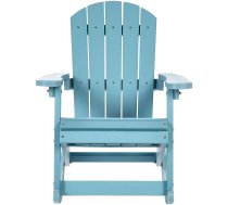 Beliani Krēsls šūpojošs Dārza Bērniem Adirondack Zils