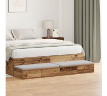 Skapji Zem Gultas W Stylu Retro, 135x36,5x16,5 Cm, ar koka Inżynieryjnego