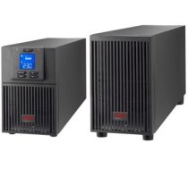 Apc Easy Ups On-line - Usv - Turm, Erweiterte Laufzeit - Wechselstrom 220/230/240 V - 900 Watt - 1000 Va - 1-fāžu - Bleisaure - Usb, Serial - Ausgangsanschlusse: 4 - Europa - Melns, Ral 7010