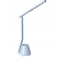 Lampa Galda Beliani Lampa Galda Led Deneb Ar Dimmeru Zils