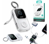 Powerbank Joyroom Joyroom Jr-w19 5000 Mah Ar Uzlādi Bezvadu Pulksteņa 5 W Balts