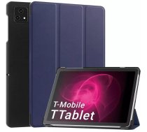 Futlāris Planšetdatora Strado Futlāris Smart Case Vāks Do T-mobile T Planšetdators 5g 10.36" Usypianie, Tumši Zils