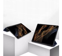 Futlāris Planšetdatora 4kom.pl Futlāris Smart Vāks Priekš Galaxy Tab S9 Ultra/ S10 Ultra 14.6 X910 X916 X926, Tumši Zils