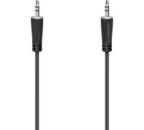 Kabelis Hama Jack 3.5mm - Jack 3.5mm 1.5m Melns (002052620000)