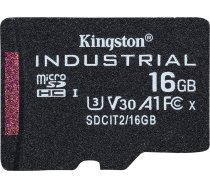 Karte Kingston Industrial Microsdhc 16 Gb Class 10 Uhs-i/u3 A1 V30 (sdcit2/16gb)