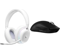 Austiņas Logitech G735 Balts (981-001083) + G Pro X Superlight 2 (910-006630)