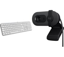Tastatūra Logitech Mx Keys S For Mac (920-011638) + Brio 100 (960-001585)