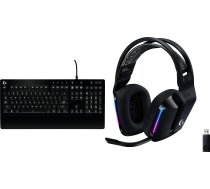 Tastatūra Logitech G213 Prodigy (920-008093) + G733 Lightspeed Melns (981-000864)