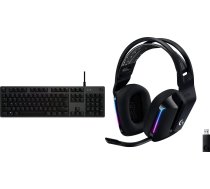 Tastatūra Logitech G512 Gx Brown (920-009352) + G733 Lightspeed Melns (981-000864)