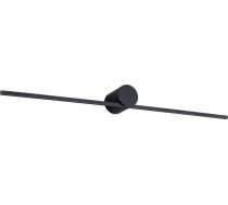 Sienas Lampa Light Prestige Sienas Lampa Modern Slim Sienas Lampa Podłużny Melns Nad Spogulis