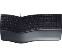Tastatūra Cherry Cherry Kc 4500 Ergo Tastatūra Usb Qwerty Us English Melns