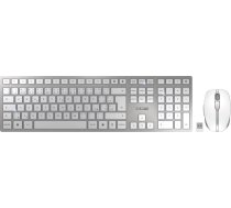 Tastatūra Cherry Dw 9100 Slim Tastatūra Rf Wireless + Bluetooth Czeski, Słowacki Sudraba