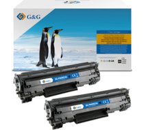 Toneris G&g G&g Saderīgs Toneris Z Hp Cb435a, Cb436a, Ce285a, Ce278a, Canon Crg128, Nt-ph435cuu, Hp 35a, Black, 2000s