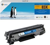 Toneris G&g G&g Saderīgs Toneris Z Hp Cf283x, Cf283a, Canon Crg137, Crg737, Nt-ph283xcu, Black, 2200s