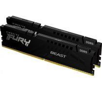 Atmiņa Kingston Fury Beast, Ddr5, 32 Gb, 6800mhz, Cl34 (kf568c34bbek2-32)