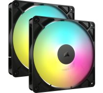Ventilators Corsair Rs140 Pwm Argb Melns 2-pack (co-9050183-ww)