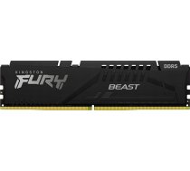 Atmiņa Kingston Fury Beast, Ddr5, 32 Gb, 6400mhz, Cl32 (kf564c32bbe-32)