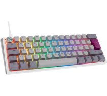 Tastatūra Ducky Ducky One 3 Mist Grey Mini Gaming Tastatur, Rgb Led - Mx-silent-red