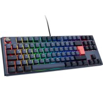 Tastatūra Ducky One 3 Cosmic Blue Tkl Gaming Tastatur, Rgb Led - Mx-ergo-clear