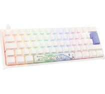 Tastatūra Ducky Ducky One 2 Pro Mini White Edition Gaming Tastatur, Rgb Led - Cherry Silent Red