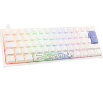Tastatūra Ducky One 2 Pro Mini White Edition Gaming Tastatūra Rgb Led - Cherry Red