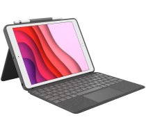 Logitech Logitech Combo Touch - Tastatur und Foliohulle - mit Trackpad - hintergrundbeleuchtet - Apple Smart connector - QWERTZ - Schweiz - Graphite - fur Apple 10.2-inch iPad (7. Generation, 8. Generation, 9. Generation)