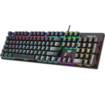 Tastatūra Aula S2022 Rgb Vada Gry Mehāniskā Tastatūra (en/ru) Z 106 Klawiszami 6948391240527
