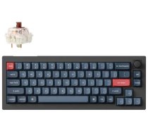 Keychron V2 Max QMK/VIA Wireless Custom Mechanical Keyboard Fully Assembled Knob / Carbon Black / Gateron Jupiter Brown