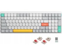Tastatūra Nuphy - Air96 V2 Wireless Mechanical Keyboard - Bezvadu Tastatūra Mehāniskā Slim Ionic White Red
