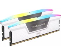 Atmiņa Corsair Vengeance Rgb, Ddr5, 32 Gb, 6000mhz, Cl36 (cmh32gx5m2e6000z36w)
