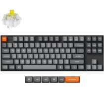 Tastatūra Keychron K8 Max Wireless - Us Sistēma - Hot-swappable Super Banana (k8m-h4) Mechaninė Belaidė żądzeń Tastatūra