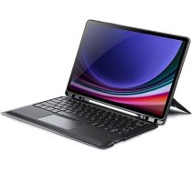 Dux Ducis Futlāris Dk Saliekams Z Podświetlaną Klawiaturą Bezprzewodową Priekš Samsung Tab S10 Plus/s9 Plus/s9 Fe Plus Melns
