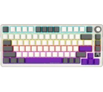 LORGAR KBP7075W, Wireless 75% Mechanical Gaming Keyboard Pro, Beige, EN layout