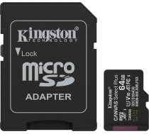Karte Kingston Canvas Select Plus Microsdxc 64 Gb Uhs-i/u1 A1 V10 (sdcs3/64gb)