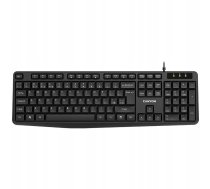 Tastatūra Canyon Tastatūra Kb-1 Vadu En/es Melna