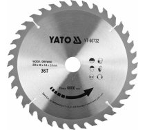 Yato Disks Volframa Karbīda Kokam 255x36tx30mm (yt-60732)