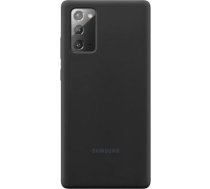Samsung Futlāris Silicone Cover Galaxy Note 20 N980 Melns (ef-pn980tb)