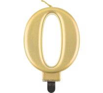 Godan Svece Numurs 0 Beauty&charm Metaliks Zelta 8cm