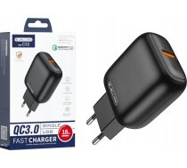 Lādētājs Jellico Jellico Lādētājs Tíkla C32 18w 1xusb Qc3.0 Melns