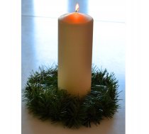 Dekorēšana Ziemassvētku Saska Garden Vainags Dekoratīvais Riepa 25 Cm