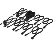 Barošanas Avots Corsair Komplekts Kabeļu Type 4 Dc Cable Pro Kit Indywidualnie Owinięty - Melns
