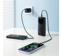 Powerbank Joyroom Powerbank Joyroom Jr-pbf12 Pro 22,5w 10000mah Ar Displeju Digitālo 2x Usb-a 1x Usb-c - Melns