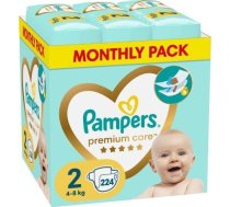 Pampers Autiņbiksītes Premium Care 2 Mini 2, 4-8 Kg, 224