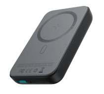 Ārējais akumulators Joyroom Joyroom JR-W020 20W 10000mAh MagSafe Power Bank + USB-C - USB-C 0.25m Cable - Black