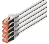 C-tech C-tech Kabelis Patchcord Cat6, Ftp, šedý, 1m