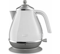 Tējkanna Delonghi Delonghi Virdulys Kboc2001w Electric, 3000 W, 1.7 L, Nerūdijantis Plienas, 360° Rotational Base, Baltas